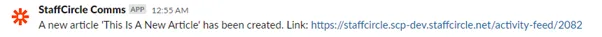 Screenshot from the StaffCircle platform: 7.2 Zapier
