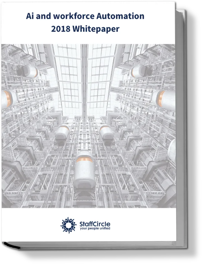 Screenshot from the StaffCircle platform: Ai and Workforce Automation Whitepaper