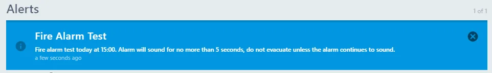 Screenshot from the StaffCircle platform: Alerts: Add