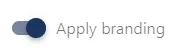 Screenshot from the StaffCircle platform: Branding: Customisation