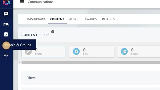 Screenshot from the StaffCircle platform: Can I report on custom fields?
