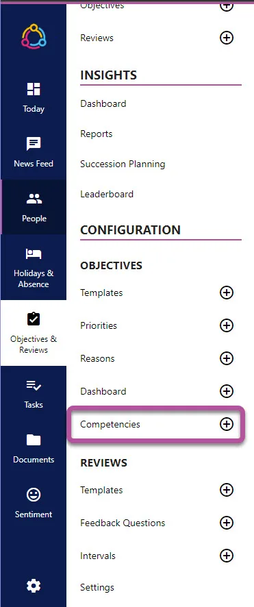 StaffCircle screenshot: 3 competencies NiY