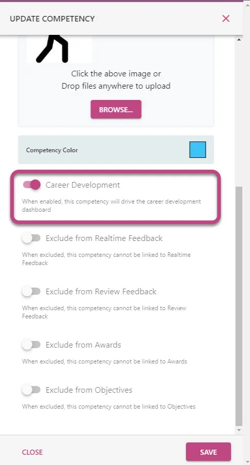 StaffCircle screenshot: 4 careerdevtoggle UWM