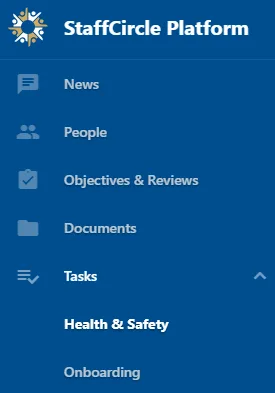 Screenshot from the StaffCircle platform: Completing your Tasks