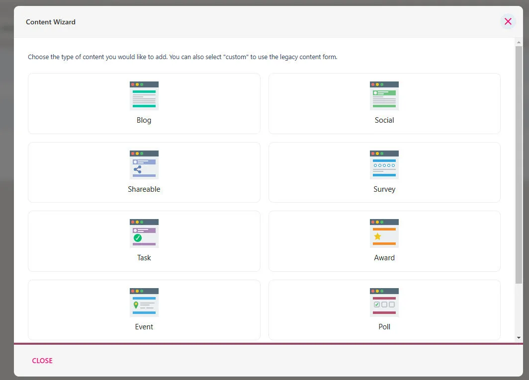 StaffCircle screenshot: staffcircle university employee comms create content 2