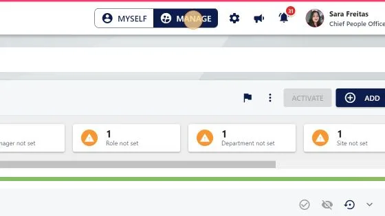 Screenshot from the StaffCircle platform: Create & Send E-Sign Envelope