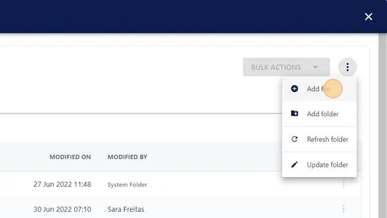 Screenshot from the StaffCircle platform: Create & Send E-Sign Envelope
