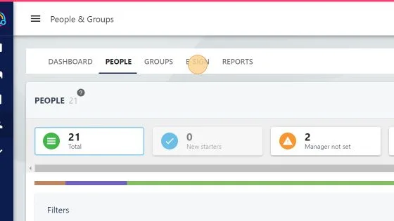 Screenshot from the StaffCircle platform: Create & Send E-Sign Envelope