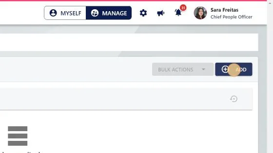 Screenshot from the StaffCircle platform: Create & Send E-Sign Envelope