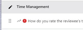Screenshot from the StaffCircle platform: Creating Score/Option Templates