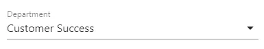 Screenshot from the StaffCircle platform: Departments: Associate an employee