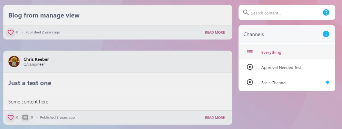 Screenshot from the StaffCircle platform: Design 2.0 v.1.39.0