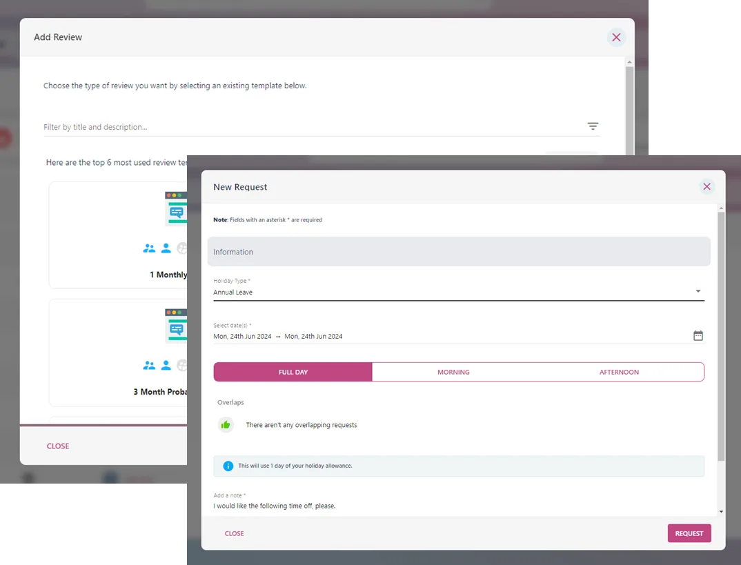 Screenshot from the StaffCircle platform: Design 2.0 v.1.39.0
