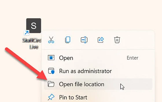 Screenshot from the StaffCircle platform: Downloading StaffCircle as a Desktop App (PWA) for Windows so you can auto start on boot up