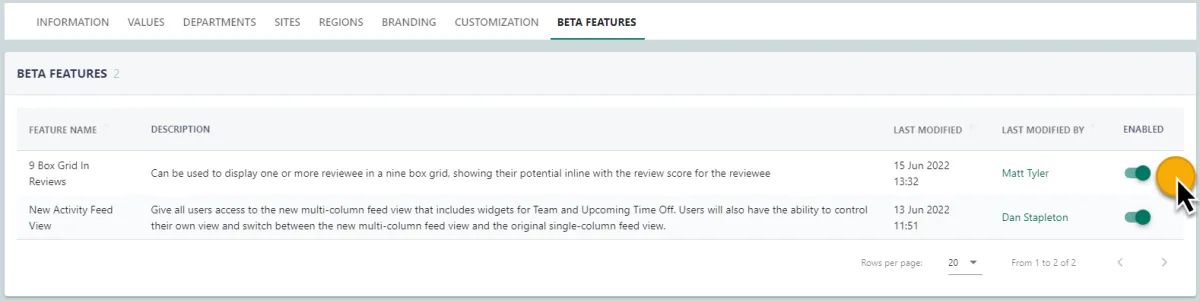 Screenshot from the StaffCircle platform: E-Sign v.1.26.0
