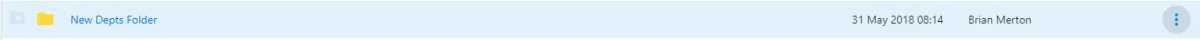 Screenshot from the StaffCircle platform: Emailing a folder