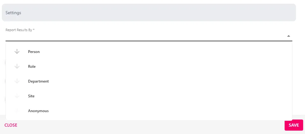 Screenshot from the StaffCircle platform: Sentiment Survey Template: Add