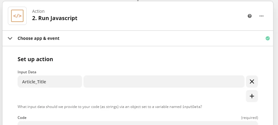 Screenshot from the StaffCircle platform: Feedly Integration with StaffCircle through Zapier