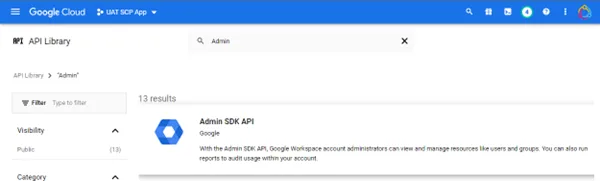 Screenshot from the StaffCircle platform: Google SSO v.1.29.0