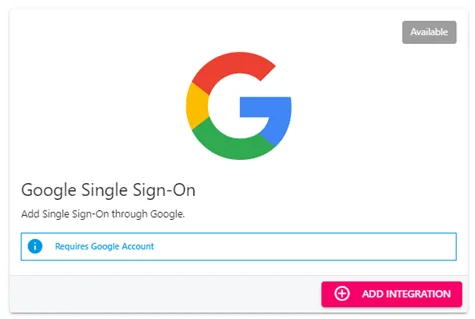 Screenshot from the StaffCircle platform: Google SSO v.1.29.0