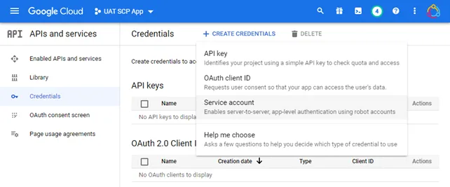 Screenshot from the StaffCircle platform: Google SSO v.1.29.0