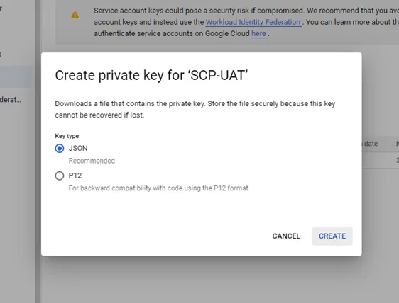 Screenshot from the StaffCircle platform: Google SSO v.1.29.0