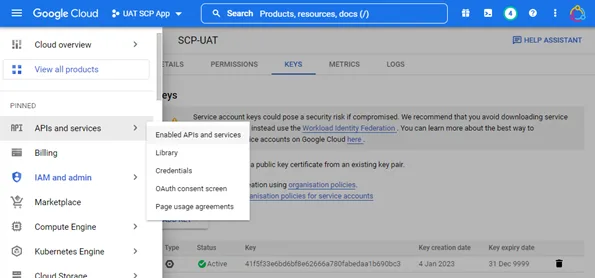 Screenshot from the StaffCircle platform: Google SSO v.1.29.0
