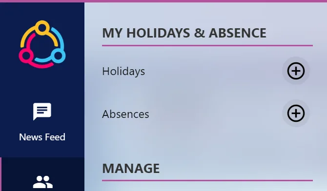 Screenshot from the StaffCircle platform: Home Page v.1.40.0