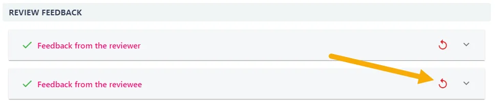 Screenshot from the StaffCircle platform: How can I change my answers?