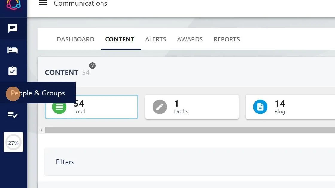 Screenshot from the StaffCircle platform: How do I automatically approve my holiday if I'm the CEO and don't report to anyone or don't have a manager?