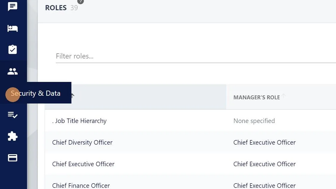 Screenshot from the StaffCircle platform: How do I automatically approve my holiday if I'm the CEO and don't report to anyone or don't have a manager?