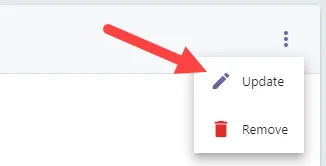Screenshot from the StaffCircle platform: How do I move content to a different feed/channel?