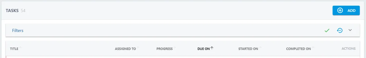 Screenshot from the StaffCircle platform: How do I view a complete task and its relevant worksheet as a manager?