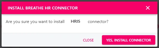 Screenshot from the StaffCircle platform: HRIS Connectors Set-Up