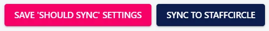 Screenshot from the StaffCircle platform: HRIS Connectors Set-Up