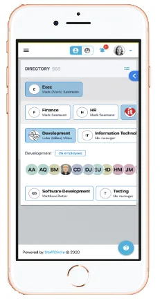 Screenshot from the StaffCircle platform: Microsoft 365 Integration v.1.5.0