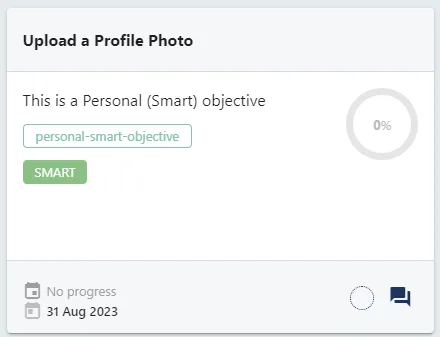 Screenshot from the StaffCircle platform: Objective Templates
