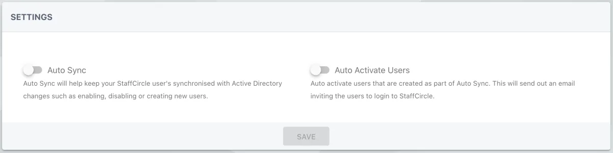 Screenshot from the StaffCircle platform: Office 365 - How to Configure