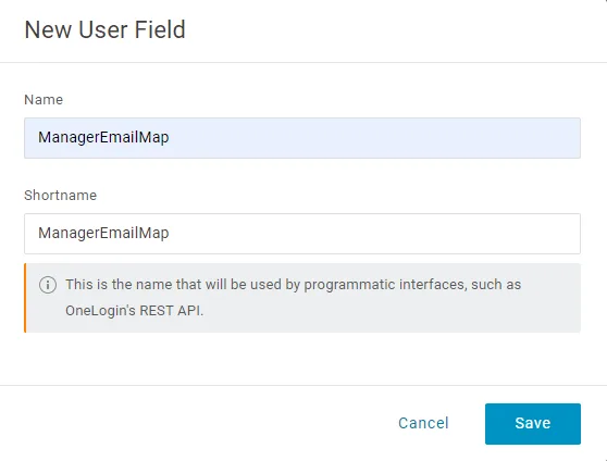 Screenshot from the StaffCircle platform: OneLogin Setup