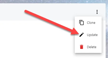 Screenshot from the StaffCircle platform: Review Templates: Update/Configure