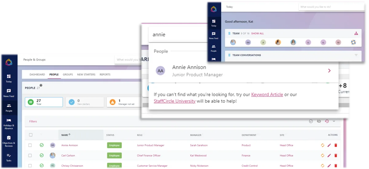 StaffCircle screenshot: 1 findemployee Mow