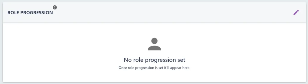 Screenshot from the StaffCircle platform: Roles: Adding Role Progression