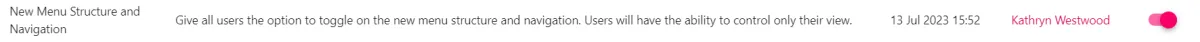 Screenshot from the StaffCircle platform: Search Bar & Menu v.1.31.0