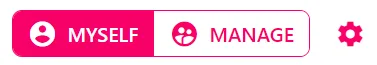 Screenshot from the StaffCircle platform: Search Bar & Menu v.1.31.0