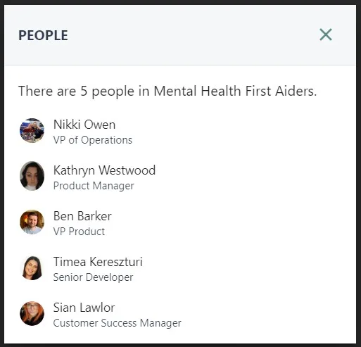 Screenshot from the StaffCircle platform: Sensitive Reviews v.1.30.0