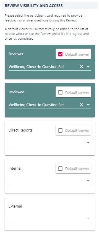 Screenshot from the StaffCircle platform: Sensitive Reviews v.1.30.0