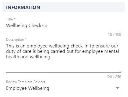 Screenshot from the StaffCircle platform: Sensitive Reviews v.1.30.0
