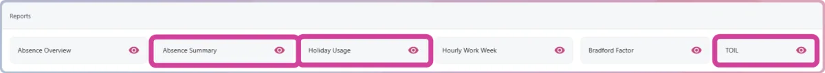 Screenshot from the StaffCircle platform: Time Off In Lieu (TOIL) v.1.43.0