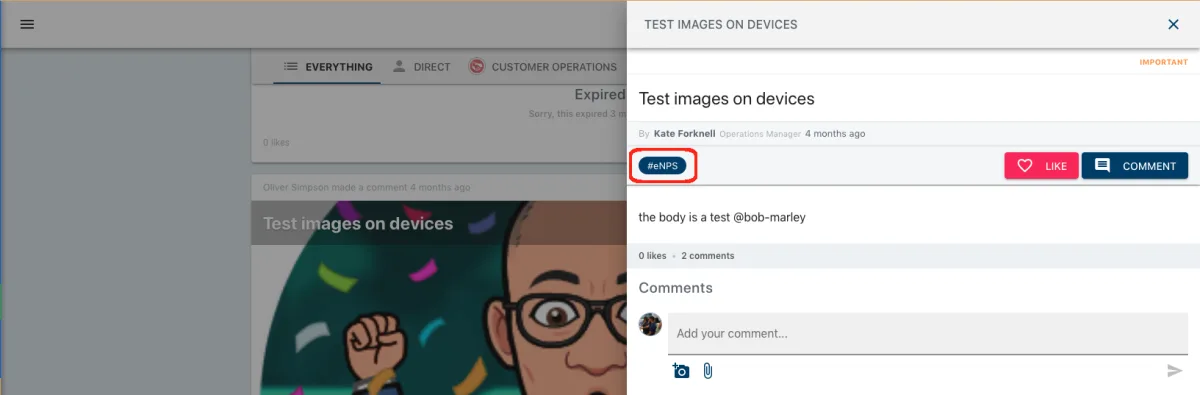 Screenshot from the StaffCircle platform: v.1.0.10 (30/09/2019)