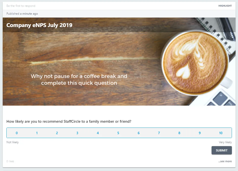 Screenshot from the StaffCircle platform: v.1.0.13 (28/06/2019)